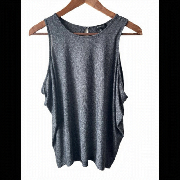 Aritzia Tops - 𝅺aritzia Babaton Slouchy heathered grey Tank Top size XS